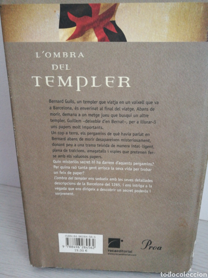 Libros de segunda mano: Lombra del templer de N&uacute;ria Masot - Foto 2