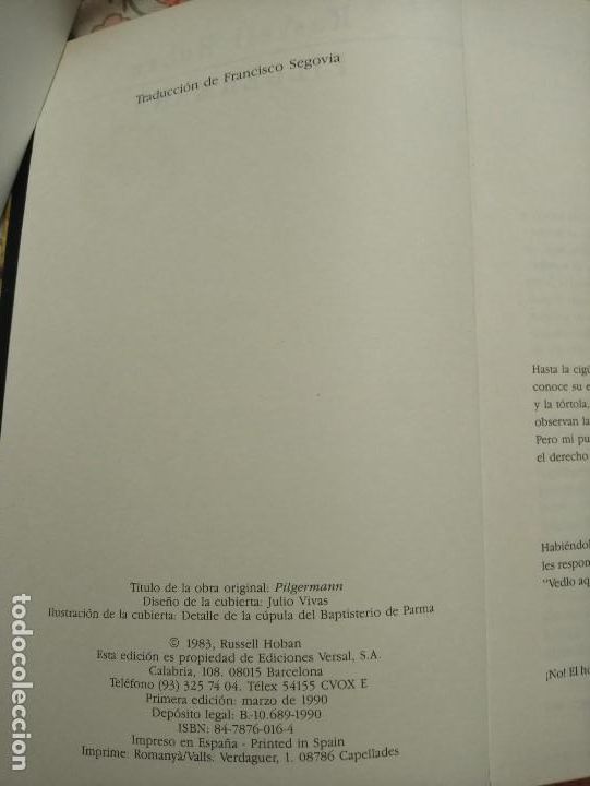 Libros de segunda mano: RUSSELL HOBAN PILGERMANN - Foto 4