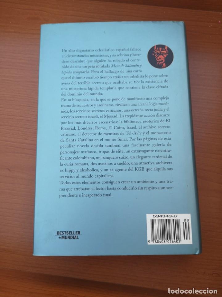 Libros de segunda mano: LA LAPIDA TEMPLARIA - NICHOLAS Wilcox. - Foto 2