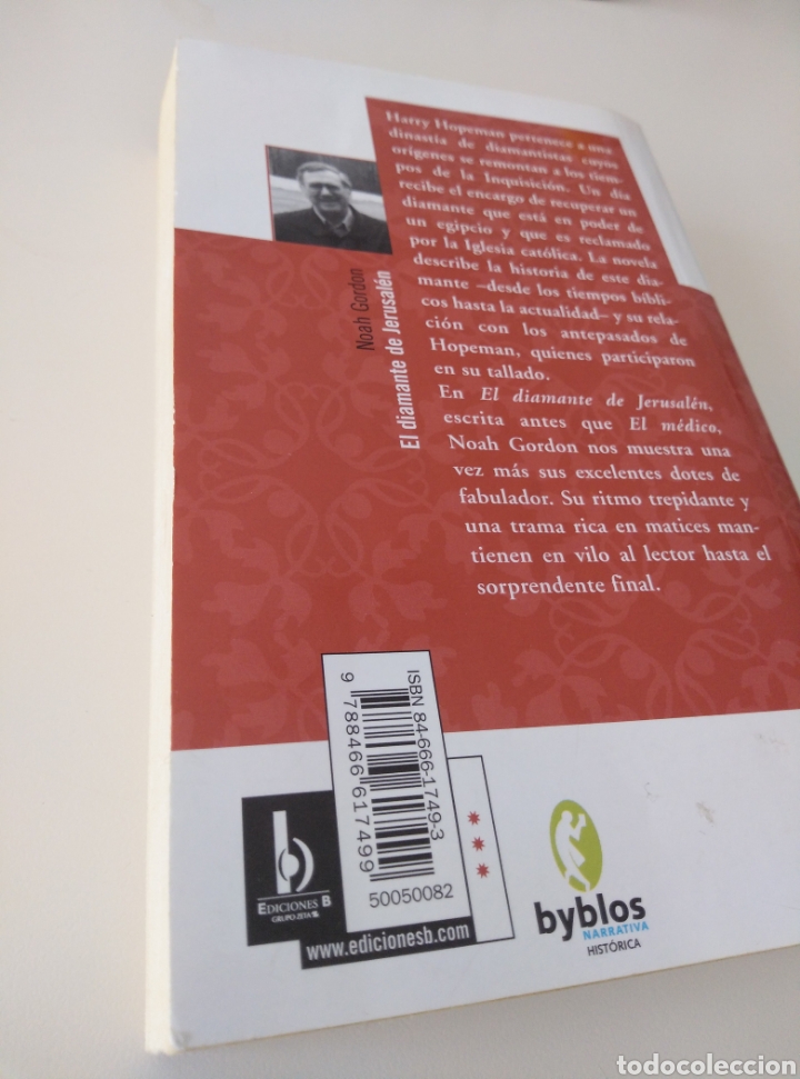 Libros de segunda mano: El Diamante de Jerusal&eacute;n. Noah Gordon - Foto 2
