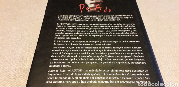 Libros de segunda mano: PECADO, ALFONSO ROJO, - Foto 4