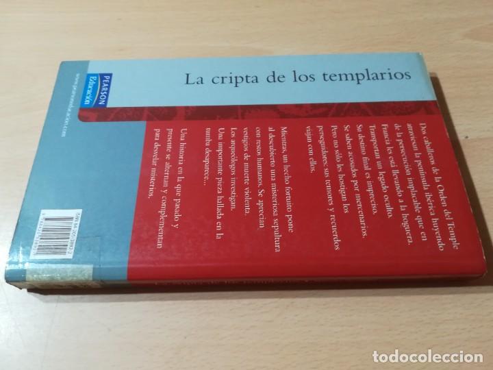 Libros de segunda mano: LA CRIPTA DE LOS TEMPLARIOS - MANUEL MONIDEZ - PEARSON P+306 - Foto 2