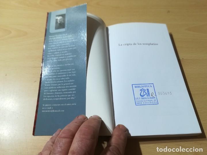 Libros de segunda mano: LA CRIPTA DE LOS TEMPLARIOS - MANUEL MONIDEZ - PEARSON P+306 - Foto 4