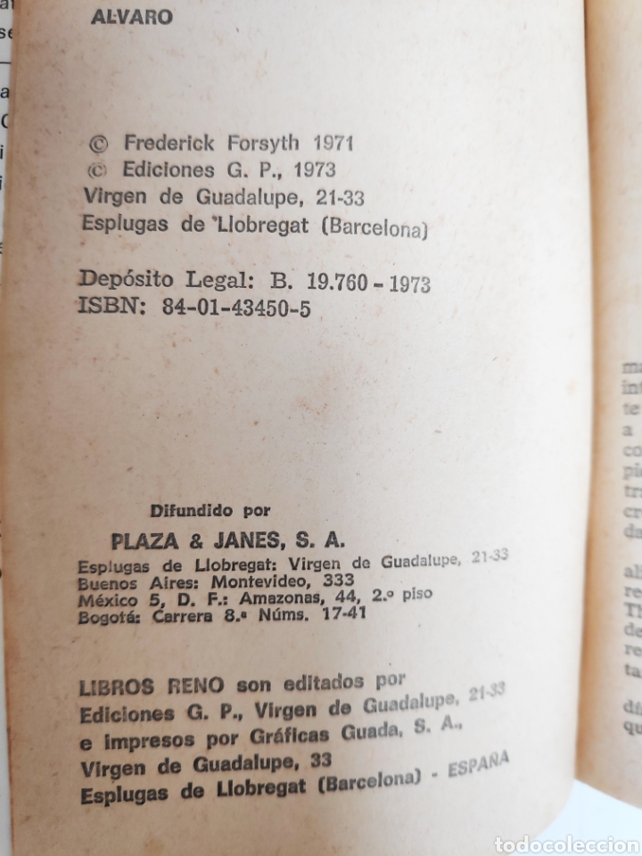 Libros de segunda mano: Libro. Chacal, Frederick Forsyth. 1973 - Foto 3