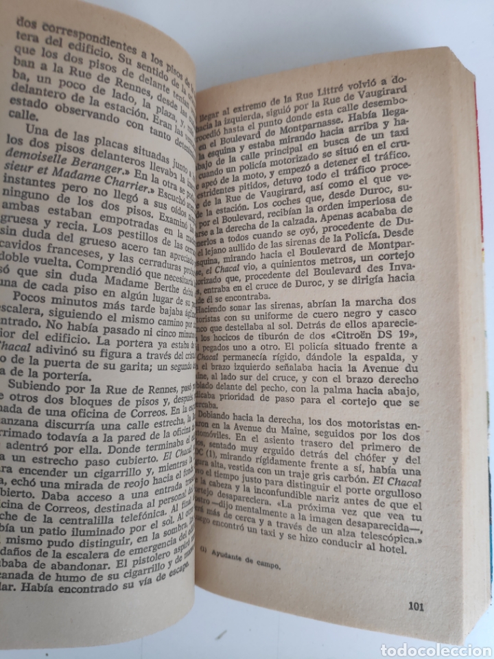 Libros de segunda mano: Libro. Chacal, Frederick Forsyth. 1973 - Foto 4