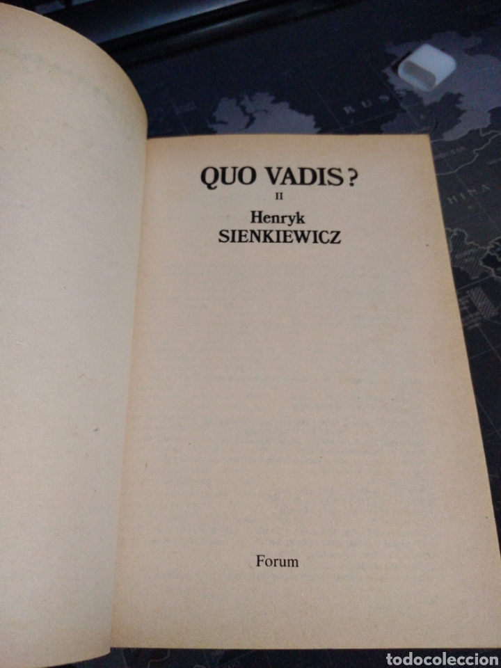 Libros de segunda mano: Quo Vadis ? Henryk Sienkiewicz volumen I y II grandes aventuras edición forum - Foto 6 - 222832080