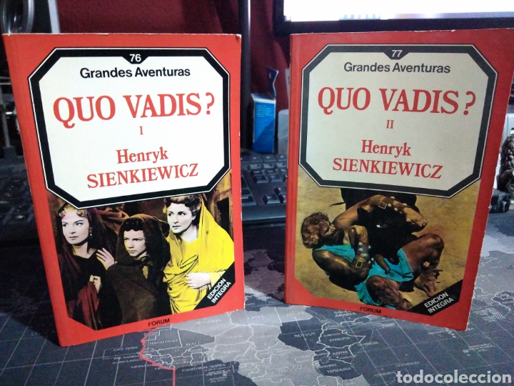 Libros de segunda mano: Quo Vadis ? Henryk Sienkiewicz volumen I y II grandes aventuras edición forum - Foto 1 - 222832080