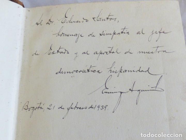 Gebrauchte B&uuml;cher: EUSEBIO SAPOTE, DE ENRIQUE AGUIAR, DEDICADO AL PRESIDENTE DE COLOMBIA EDUARDO SANTOS 1939