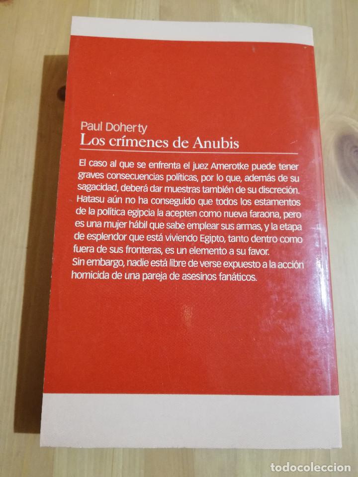 Libros de segunda mano: LOS CR&Iacute;MENES DE ANUBIS (PAUL DOHERTY) - Foto 4