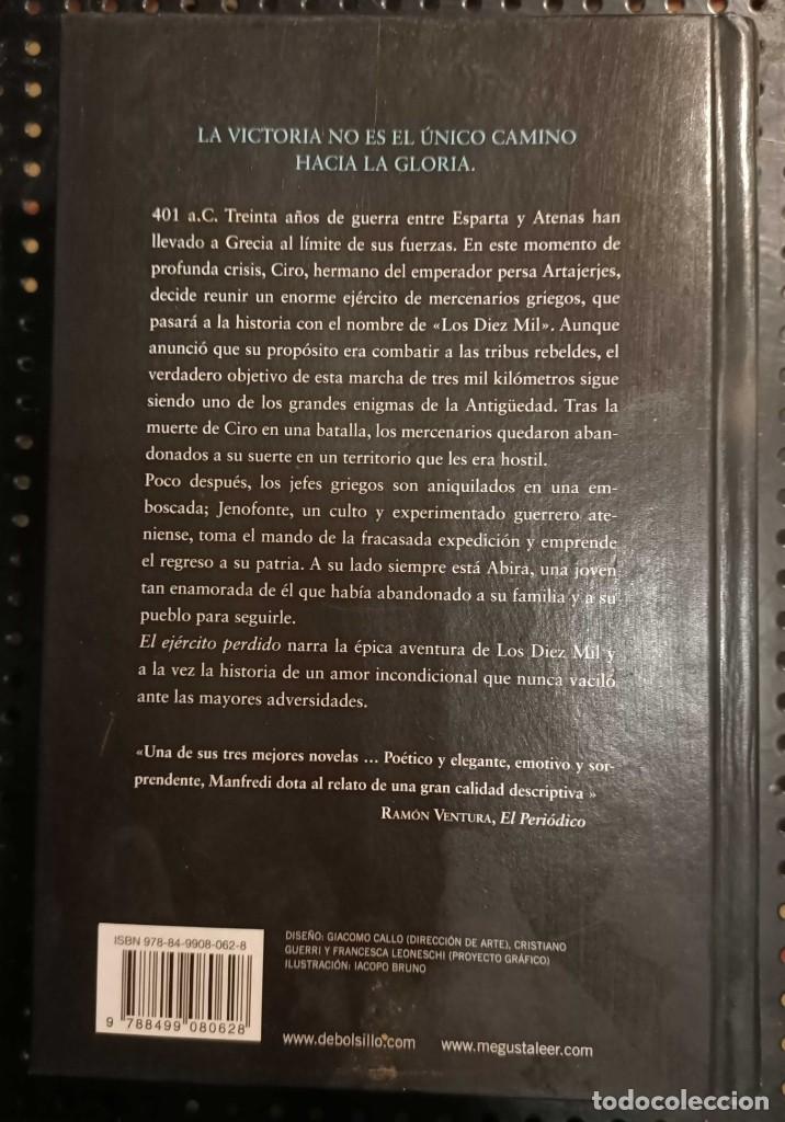 Libros de segunda mano: ❤️ Libro EL EJERCITO PERDIDO, VALERIO MASSIMO MANFREDI, 2009 ❤️ - Foto 3