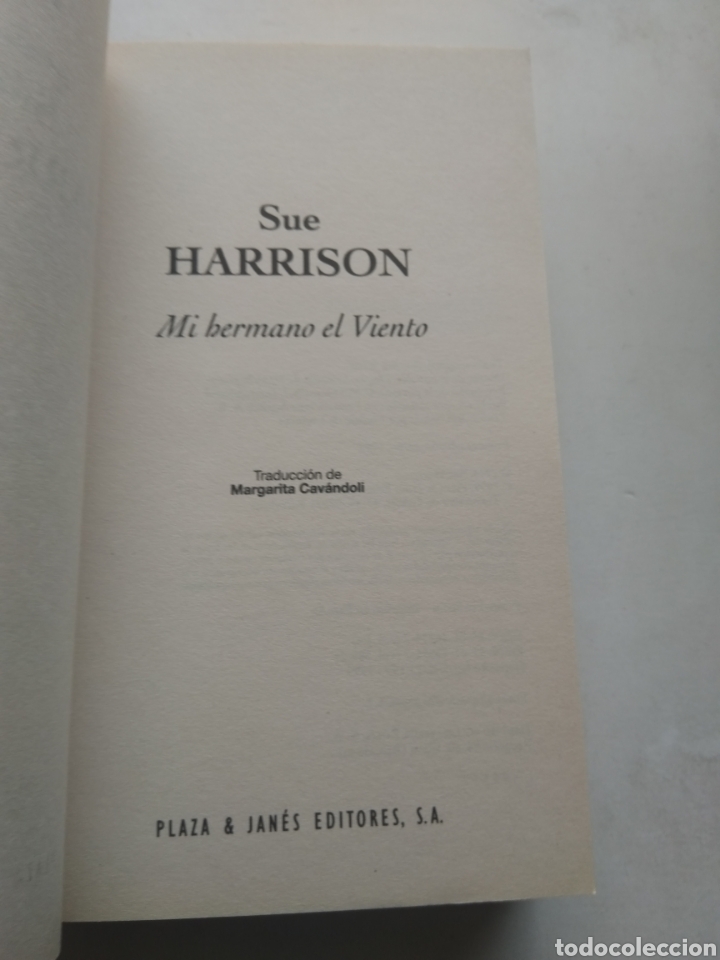 Libros de segunda mano: MI HERMANO EL VIENTO/SUE HARRISON - Foto 2