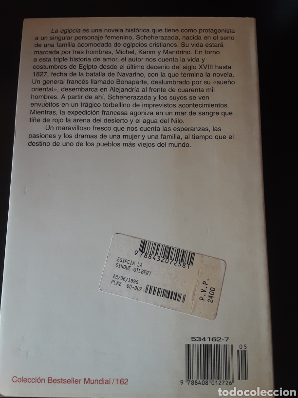 Libros de segunda mano: La egipcia. Gilbert Sinou&eacute; - Foto 3