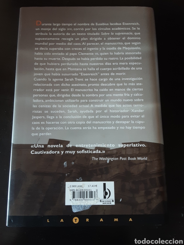 Libros de segunda mano: El se&ntilde;or del caos. Jonathan Rabb. - Foto 3