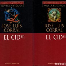 Libros de segunda mano: EL CID. JOSÉ LUIS CORRAL. PLANETA DEAGOSTINI 2000. COMPLETA EN 2 VOLÚMENES. 570 PÁGS. TAPA DURA.