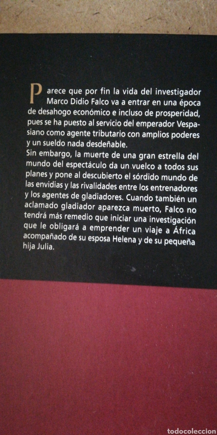 Libros de segunda mano: A los leones! Lindsey davis - Foto 2