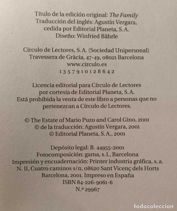 Libros de segunda mano: Libro: Los Borgia de Mario Puzo, 2001 - Foto 2