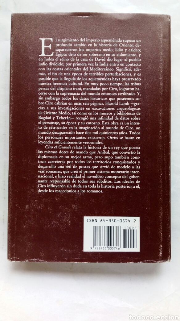 Libros de segunda mano: Ciro el grande. Harold Lamb. - Foto 2