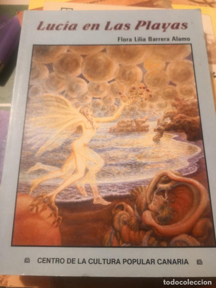 Second hand books: Novela canaria LUCIA EN LAS PLAYAS - FLORA LILIA BARRERA ALAMO