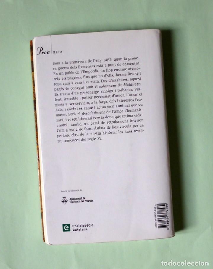 Libros de segunda mano: &Agrave;NIMA DE LLOP - LLOREN&Ccedil; CAPDEVILA --- (Guerra dels remences) - Foto 2
