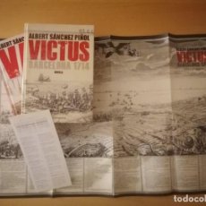 Libros de segunda mano: VICTUS + VAE VICTUS PRIMERAS EDICIONES CON MAPA Y GUÍA DE PERSONAJES. A. SÁNCHEZ PIÑOL