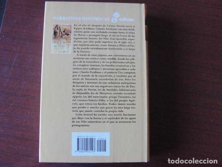 Libros de segunda mano: LEON ARSENAL la boca del nilo EDHASA como nuevo - Foto 3