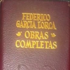 Libros de segunda mano: OBRAS COMPLETAS FEDERICO GARCÍA LORCA -- ILUSTRADO POR EL AUTOR -- (PERFECTO ESTADO). Lote 293152283
