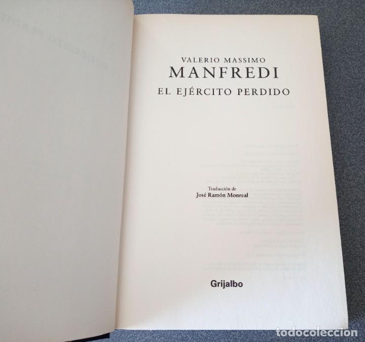 Libros de segunda mano: El Ejercito Perdido Valerio Massimo Manfredi - Foto 3