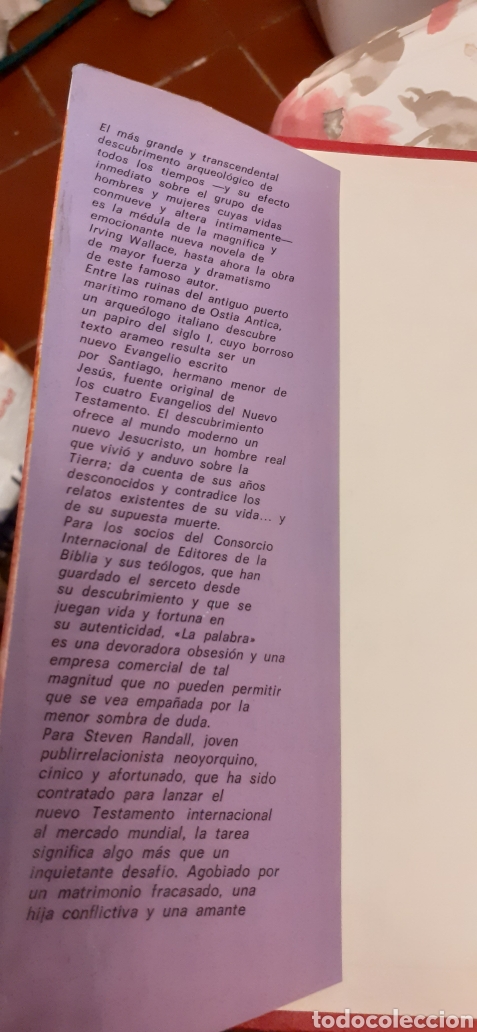 Libros de segunda mano: LA PALABRA de Irving Wallace - Foto 3