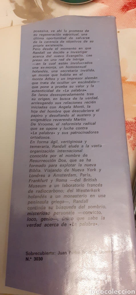 Libros de segunda mano: LA PALABRA de Irving Wallace - Foto 5