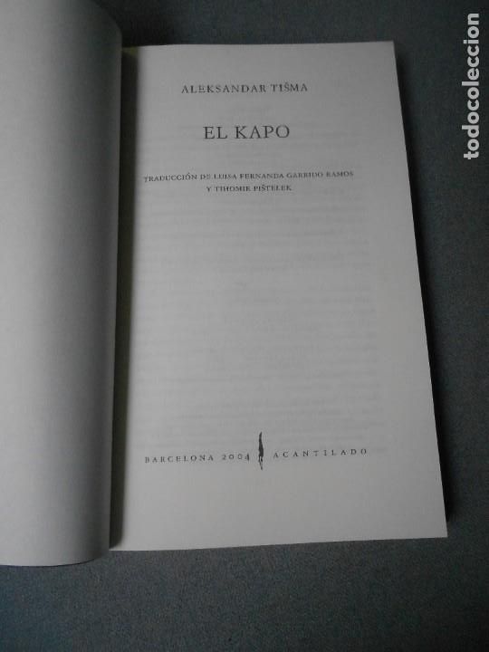 Libros de segunda mano: EL KAPO - Foto 2
