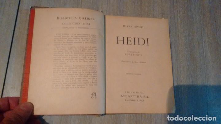 Libros de segunda mano: HEIDI - JUANA SPYRI - - Foto 3