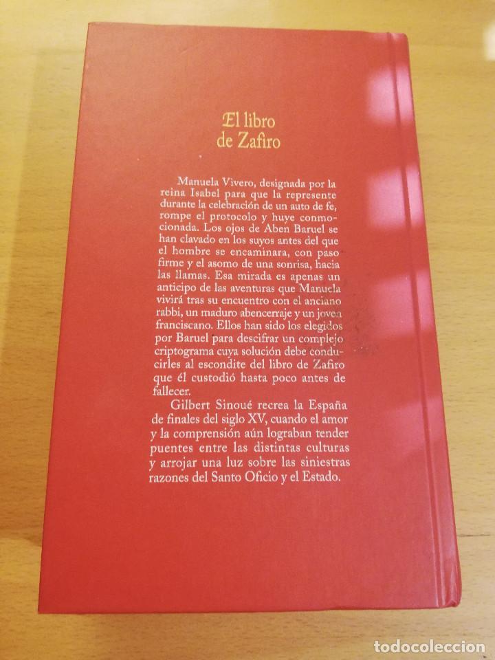 Libros de segunda mano: EL LIBRO DE ZAFIRO (GILBERT SINOU&Eacute;) - Foto 3
