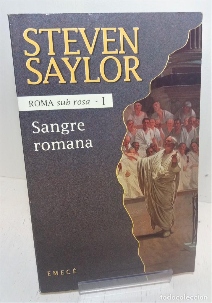 Libros de segunda mano: Libro Sangre romana. Steven Saylor - Foto 1