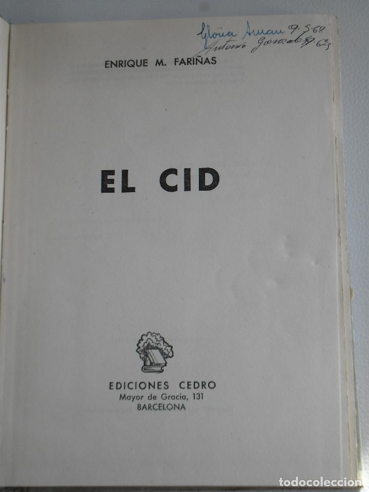Libros de segunda mano: EL CID - 1&ordf; Edici&oacute;n 1961 Ediciones CEDRO - Foto 2
