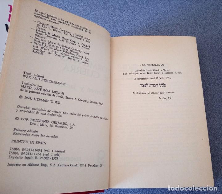 Libros de segunda mano: Tormentas de Guerra Herman Wouk - Foto 4