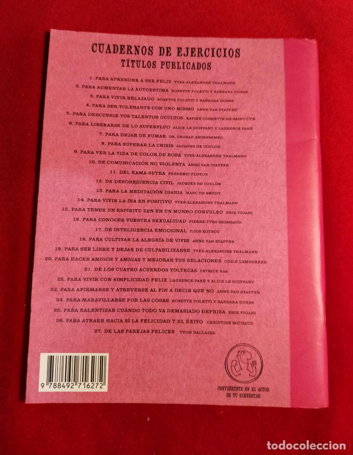 Libros de segunda mano: CUADERNO DE EJERCICIOS PARA AUMENTAR LA AUTOESTIMA - Foto 2