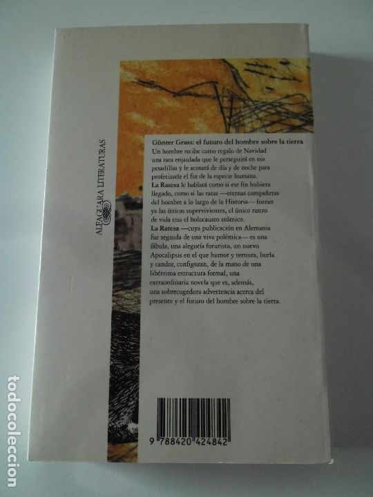 Libros de segunda mano: LIBRO. LA RATESA.- G&uuml;nter Grass. - Foto 2