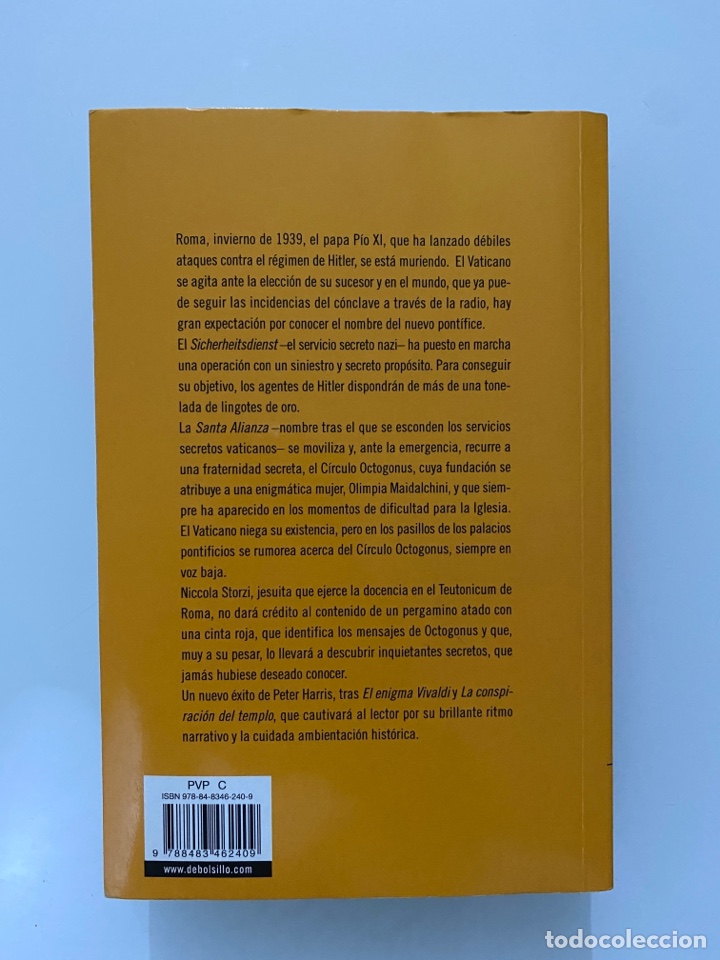 Libros de segunda mano: El C&iacute;rculo Octogonus - HARRIS, Peter - Foto 2