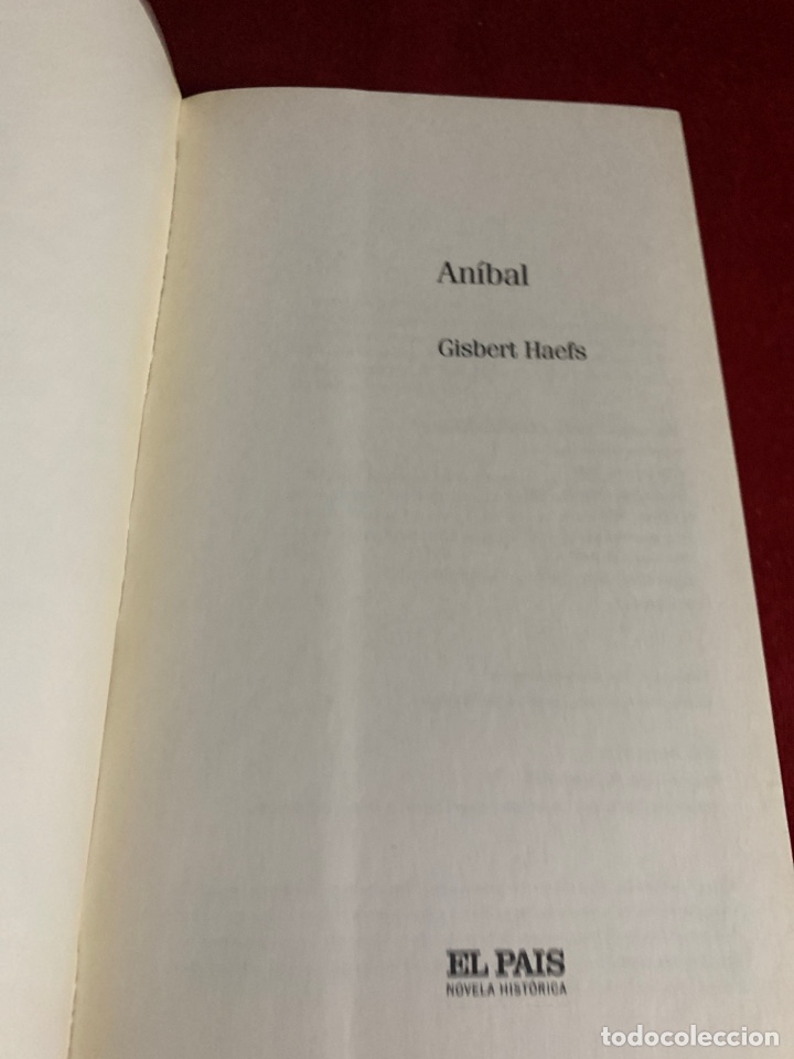 Libros de segunda mano: An&iacute;bal. Gisbert Haefs. - Foto 4