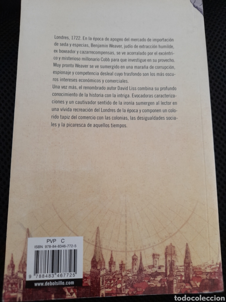 Libros de segunda mano: La compa&ntilde;&iacute;a de la seda. David Liss - Foto 2