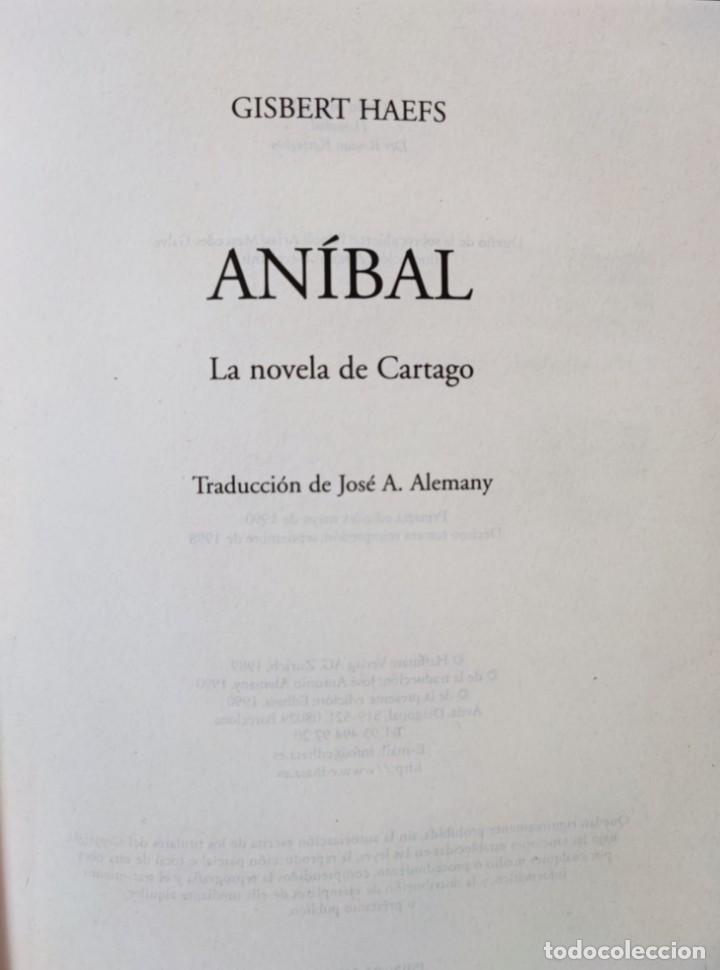 Libros de segunda mano: ANIBAL - de Gisbert Haefs (Autor) - Foto 5