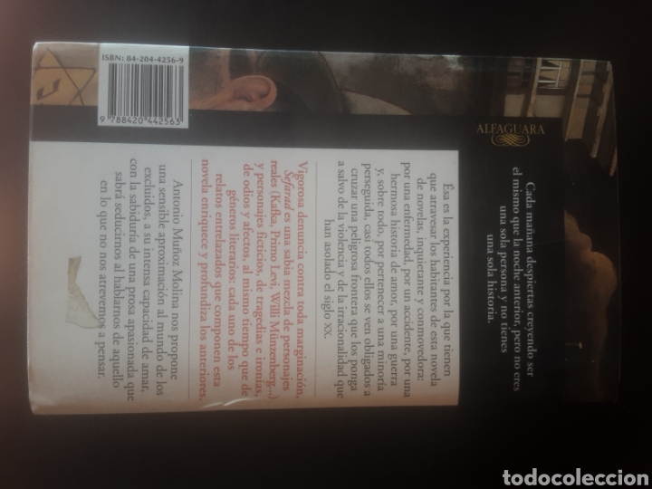 Libros de segunda mano: Sefarad -Antonio Mu&ntilde;oz Molina- - Foto 3