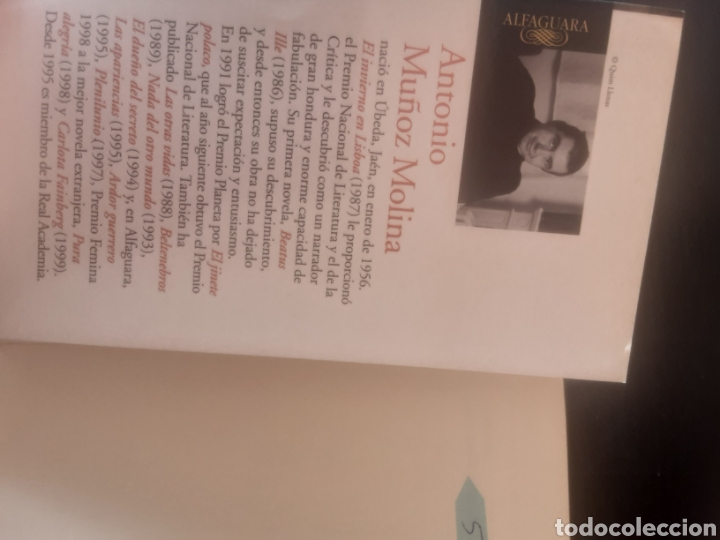 Libros de segunda mano: Sefarad -Antonio Mu&ntilde;oz Molina- - Foto 4