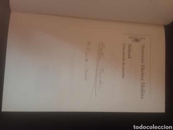 Libros de segunda mano: Sefarad -Antonio Mu&ntilde;oz Molina- - Foto 5