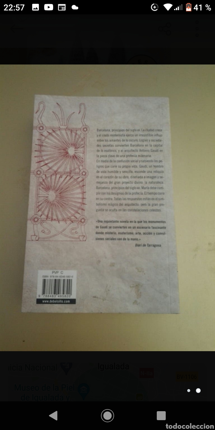 Libros de segunda mano: LA CLAVE GAUD&Iacute; (NOVELA) - Foto 2