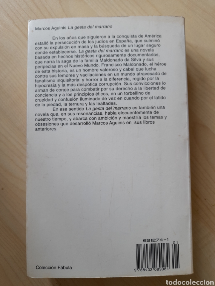 Libros de segunda mano: La gesta del marrano. Marcos Aguinis - Foto 2