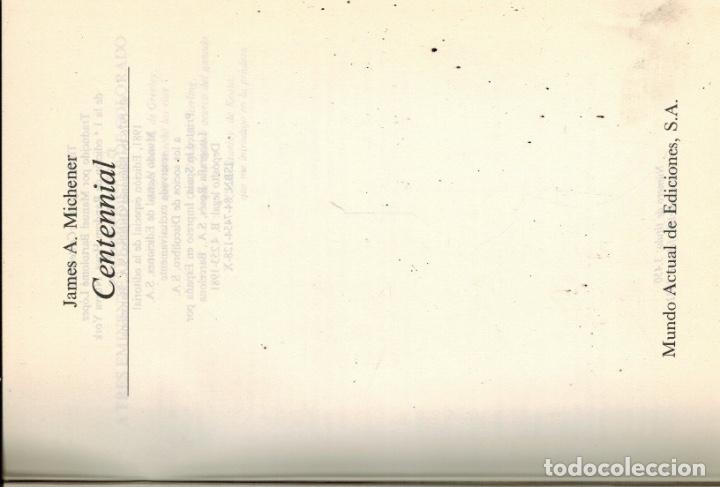 Libros de segunda mano: CENTENNIAL - Foto 2