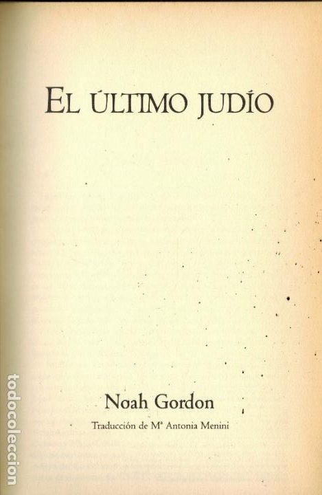 Libros de segunda mano: EL &Uacute;LTIMO JUD&Iacute;O - Foto 1