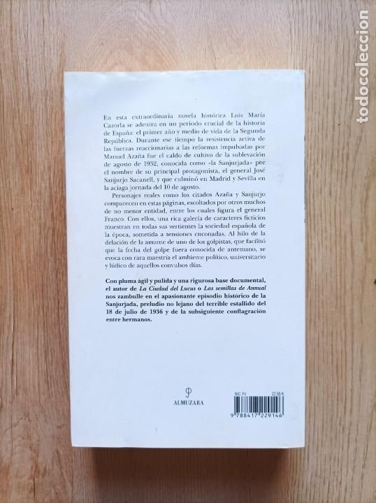 Libros de segunda mano: LIBRO La rebeli&oacute;n del general Sanjurjjo. Luis Maria Cazorla . - Foto 2