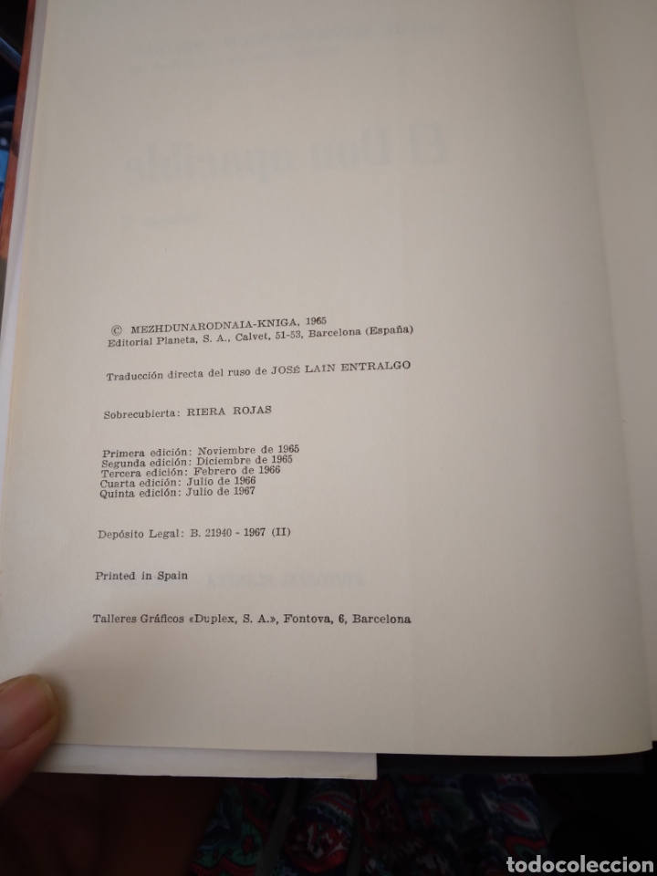 Libros de segunda mano: EL DON APACIBLE - Foto 6